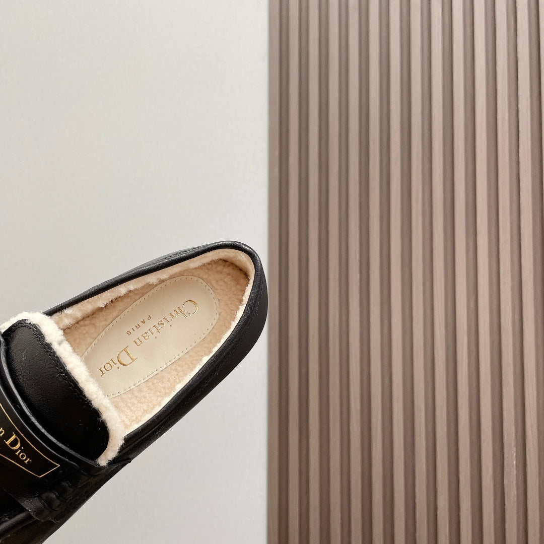 DIOR Loafer In Black Cowhide 996003