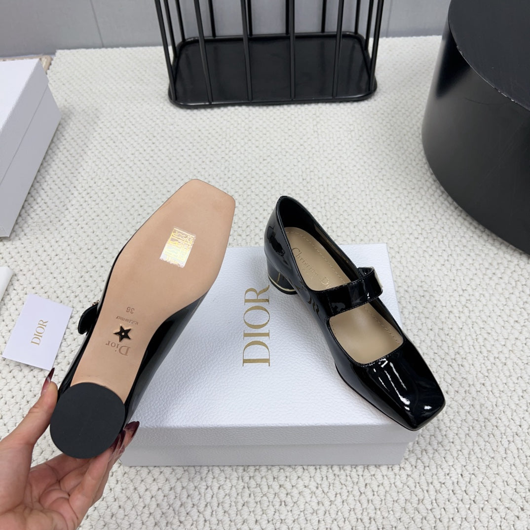 DIOR Miss  DIOR Pump 45mm In Black Glossy Lambskin 995135