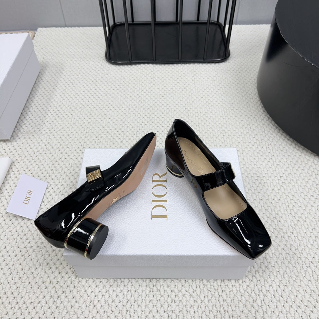 DIOR Miss  DIOR Pump 45mm In Black Glossy Lambskin 995135