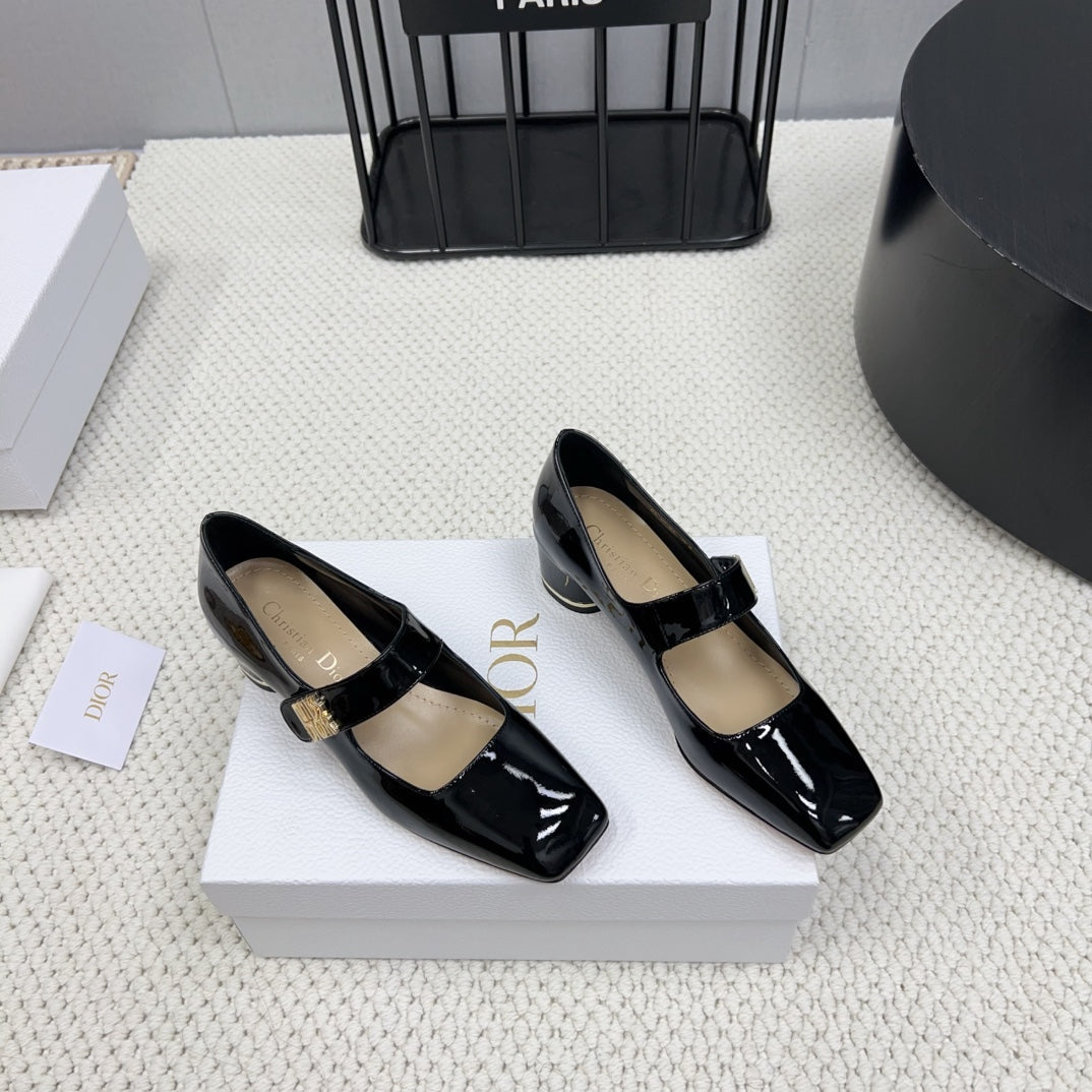 DIOR Miss  DIOR Pump 45mm In Black Glossy Lambskin 995135
