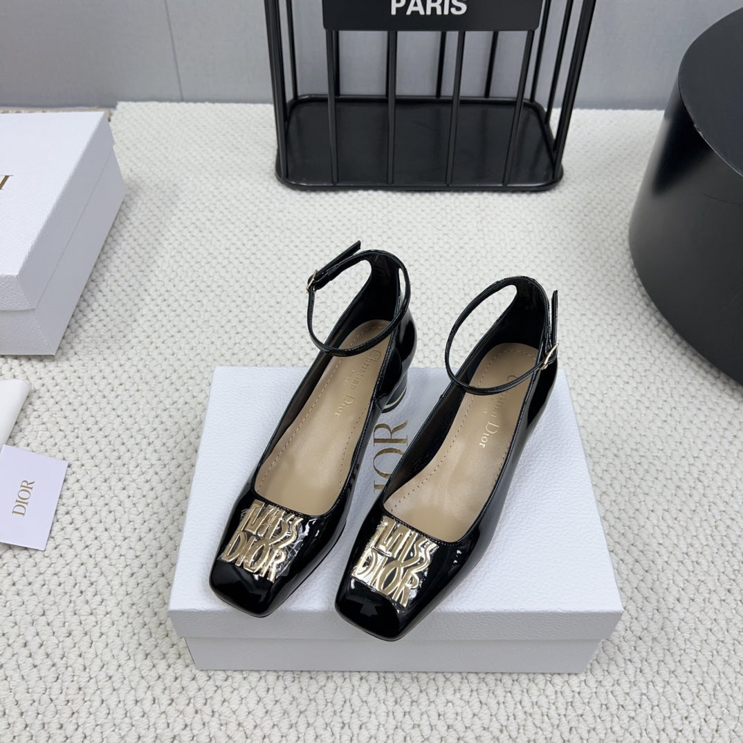 DIOR Miss  DIOR Pump 45mm In Black Glossy Lambskin 995141