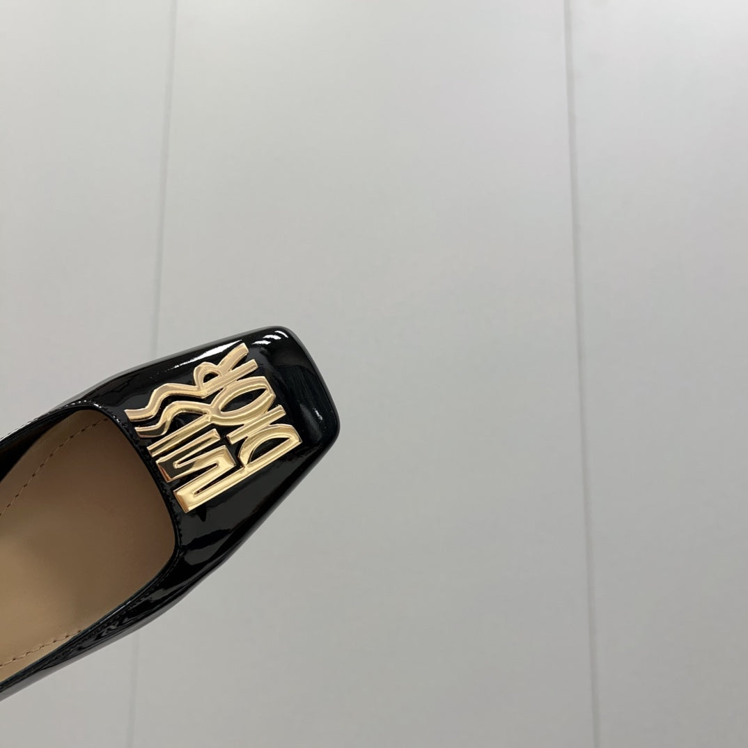 DIOR Miss  DIOR Pump 45mm In Black Glossy Lambskin 995141
