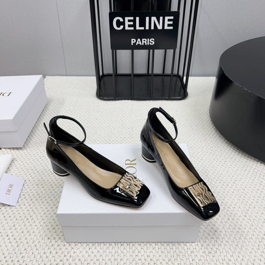 DIOR Miss  DIOR Pump 45mm In Black Glossy Lambskin 995141
