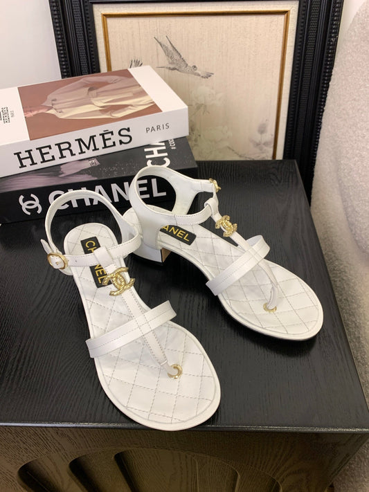 CHANEL 25 Thong Sandal Double Strap