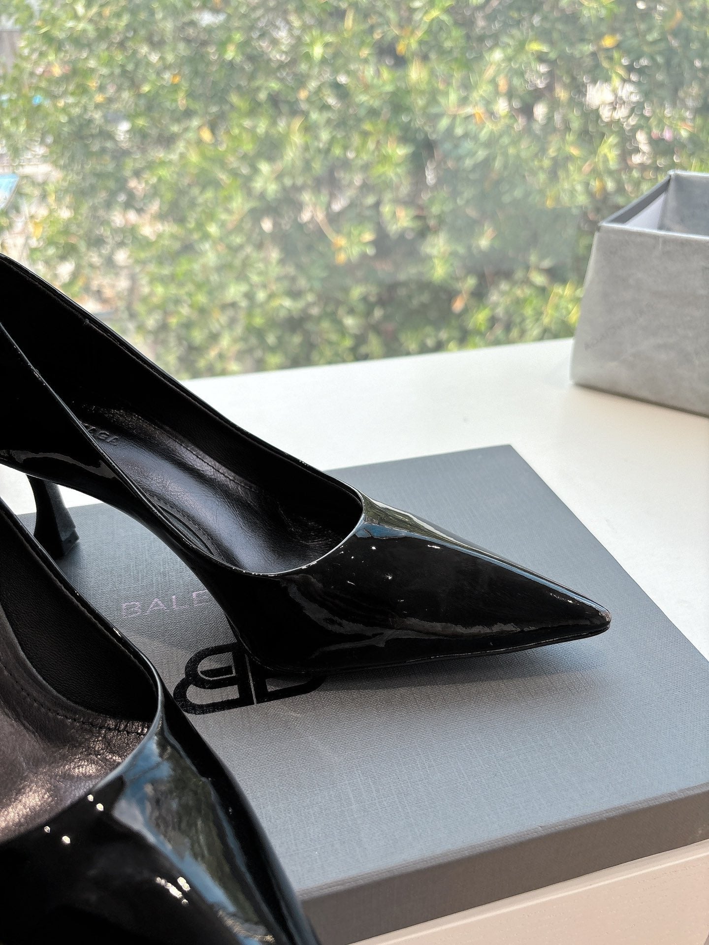 Balanciaga HIGH PUMPS IN BLACK PATENT CALFSKIN