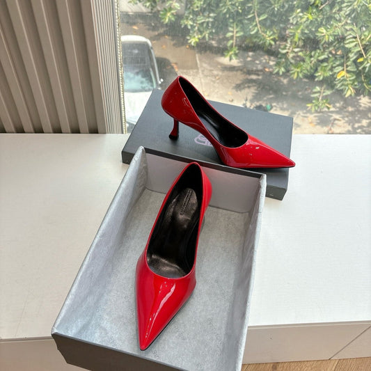 Balanciaga HIGH PUMPS IN CLASSIC RED PATENT CALFSKIN