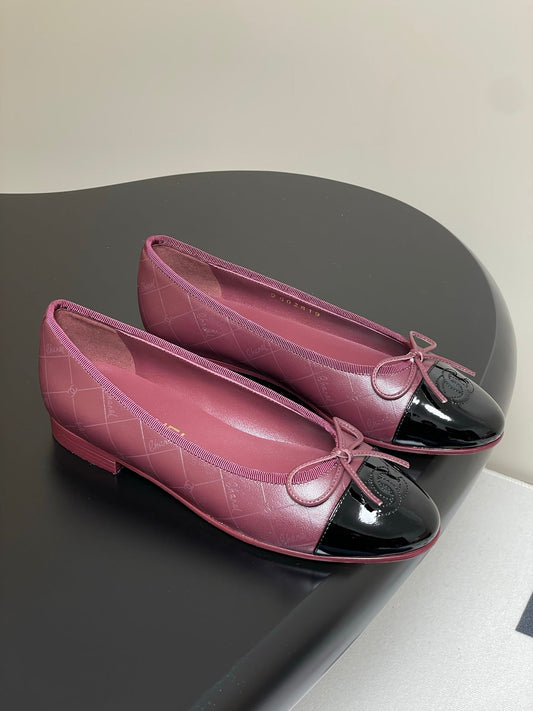 CHANEL 25P Burgundy Quilted Calfskin