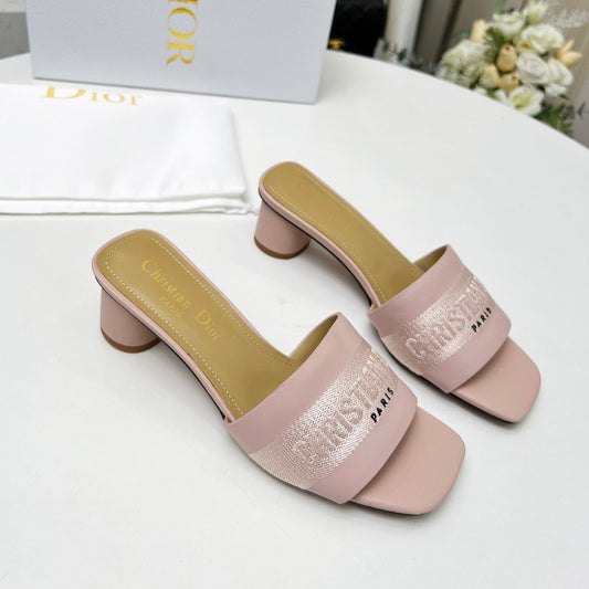 DIOR dway 45 pink canvas calfskin