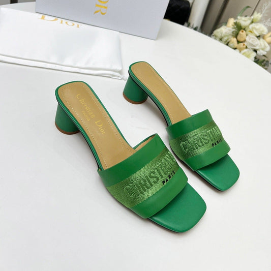 DIOR dway 45 green canvas calfskin