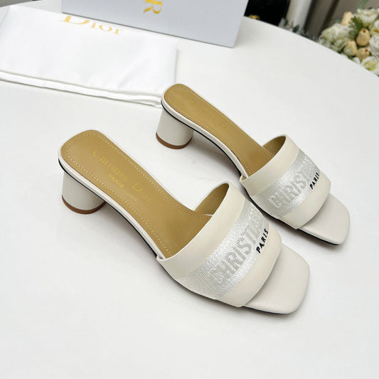 DIOR dway 45 cream canvas calfskin