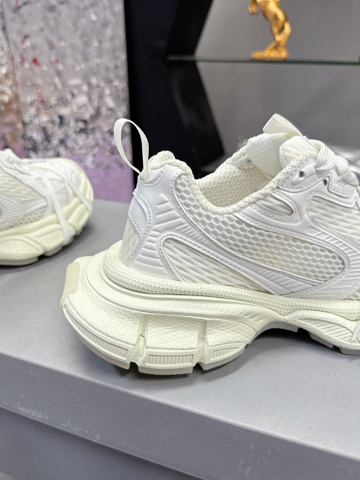 Balanciaga 3XL SNEAKER IN WHITE MESH AND POLYURETHANE