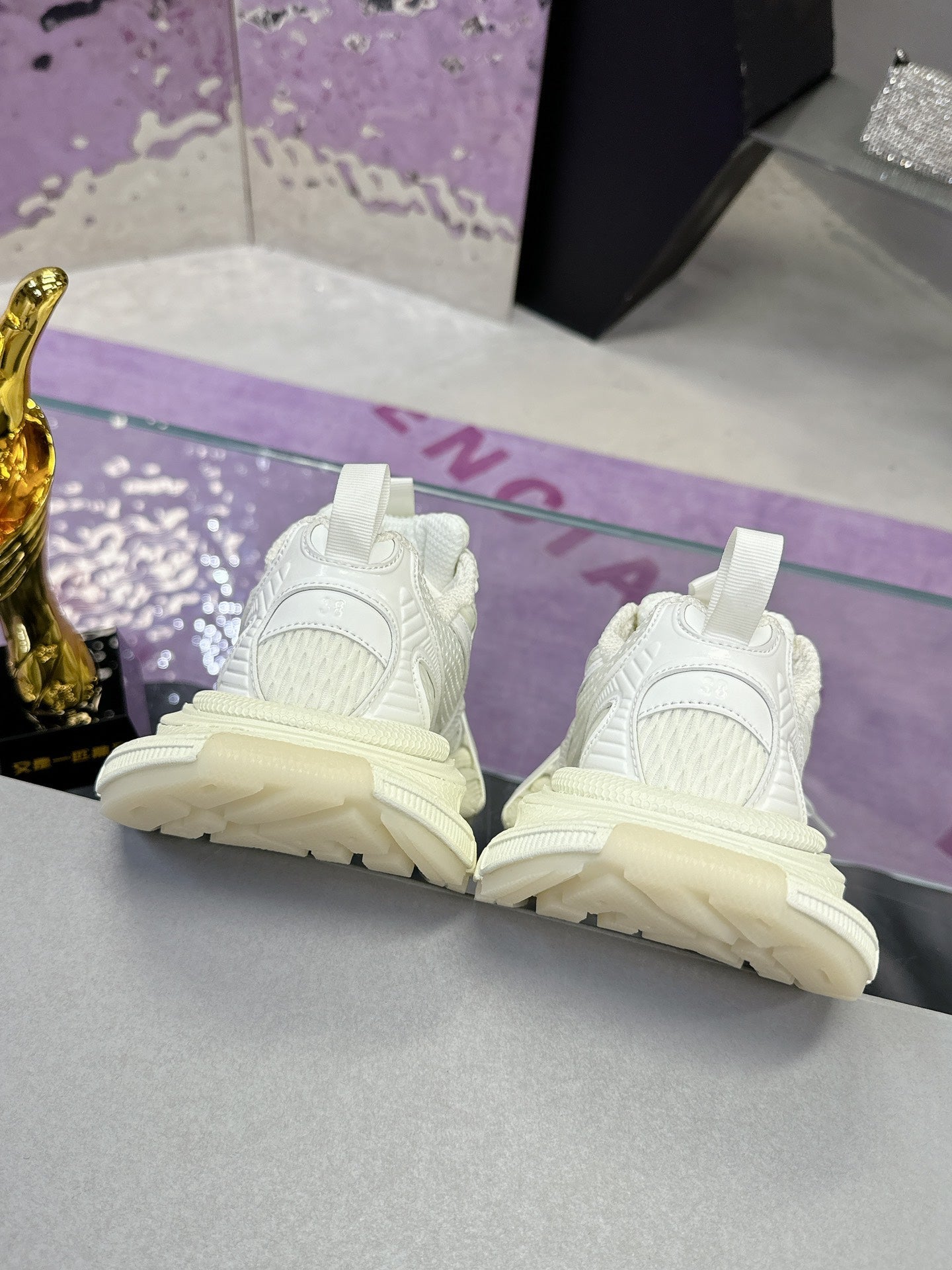 Balanciaga 3XL SNEAKER IN WHITE MESH AND POLYURETHANE