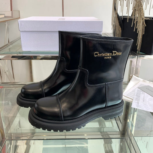 DIOR Ankle Boot Glossy Black Calfskin