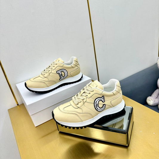 DIOR C'est  DIOR Sneaker Light Yellow Cowhide 111738