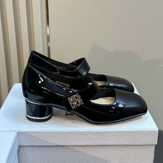 DIOR Miss  DIOR Pump 40mm Glossy Black Cowhide