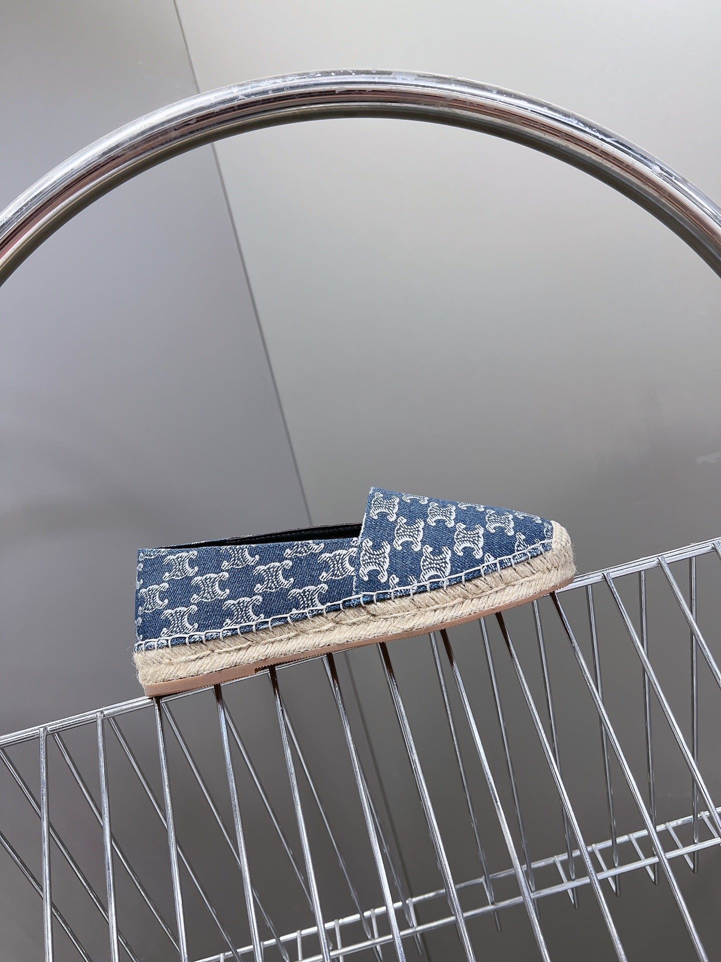 Celine CELINE Espadrillas Loafers Blue Denim 285935