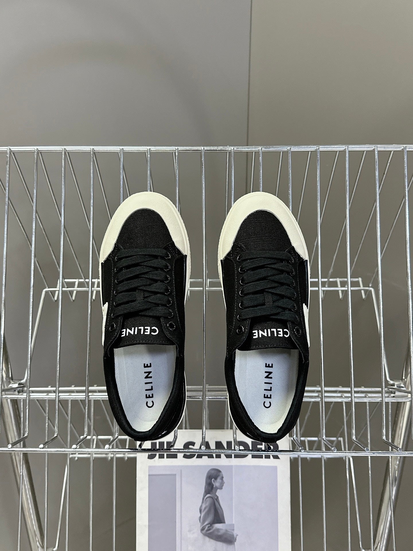 Celine CELINE 25 Sneaker Black Canvas 285969