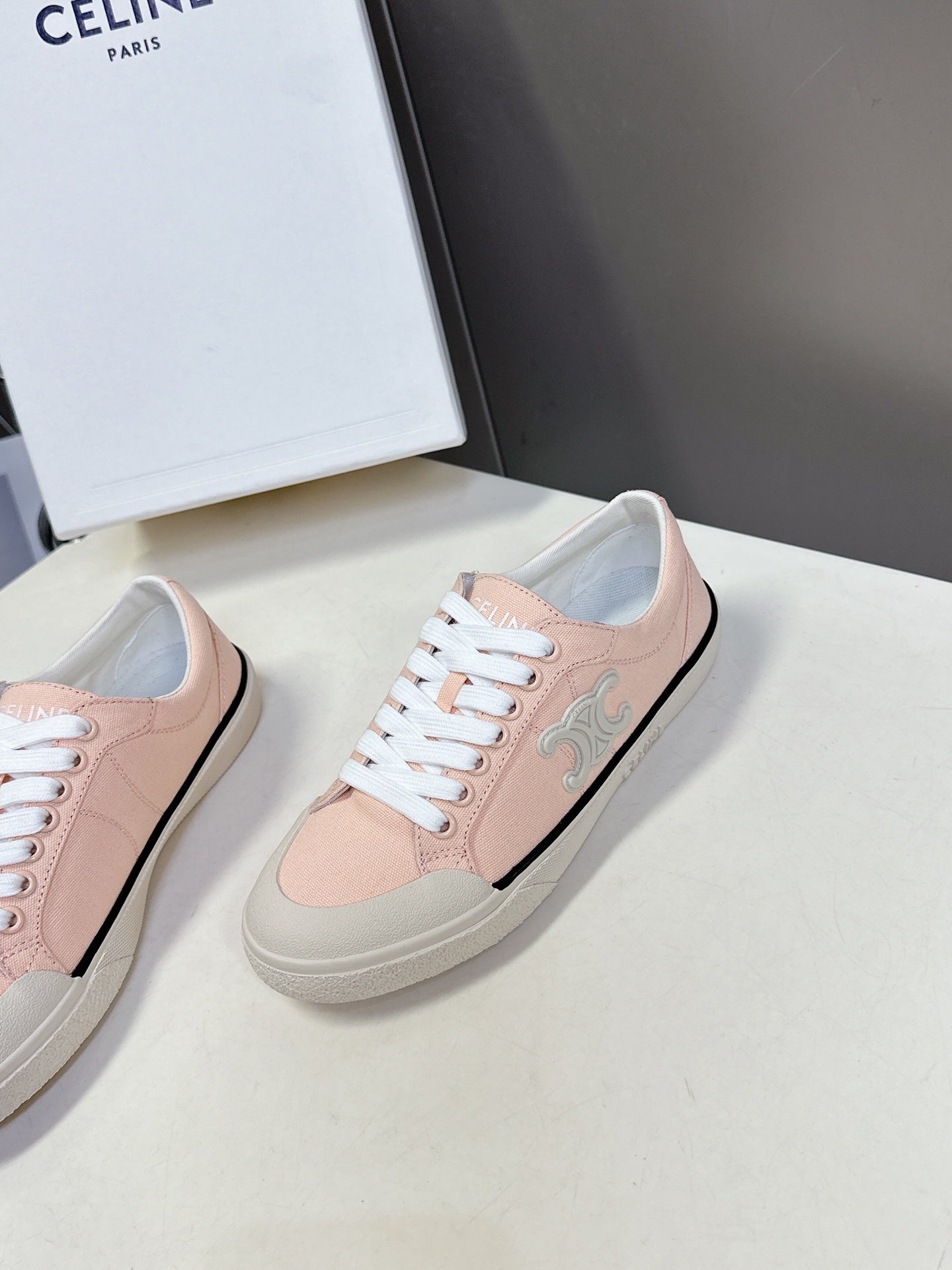 Celine CELINE 25 Sneaker Pink Canvas