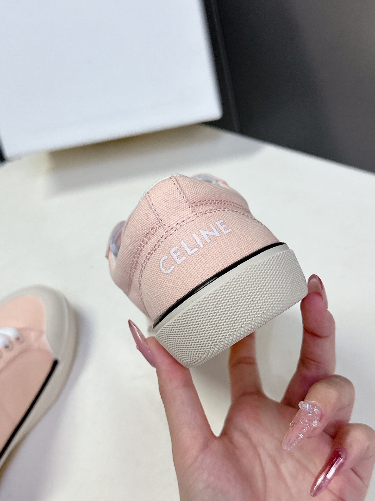 Celine CELINE 25 Sneaker Pink Canvas