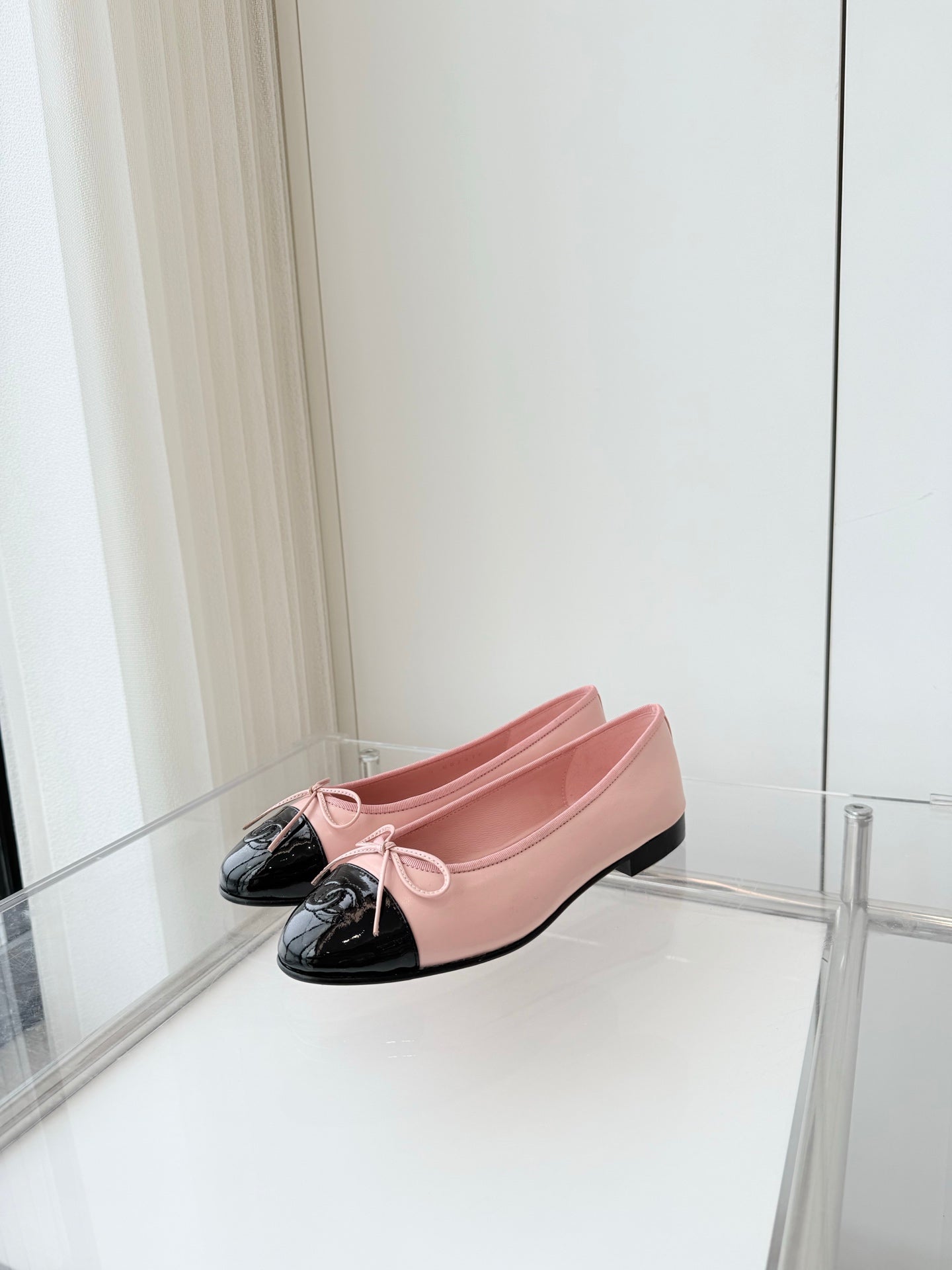 CHANEL Ballet Flat Your Pink Leather 238767