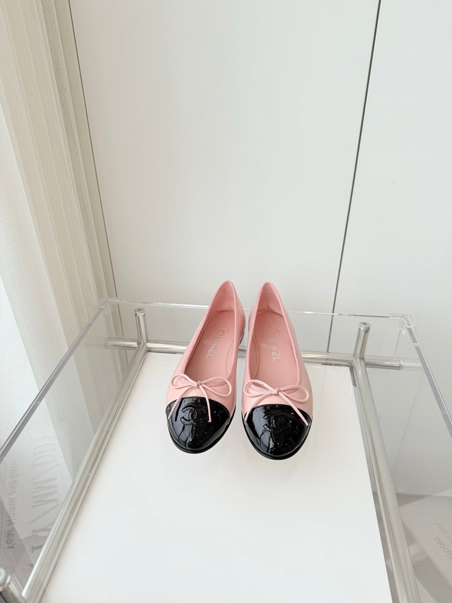 CHANEL Ballet Flat Your Pink Leather 238767