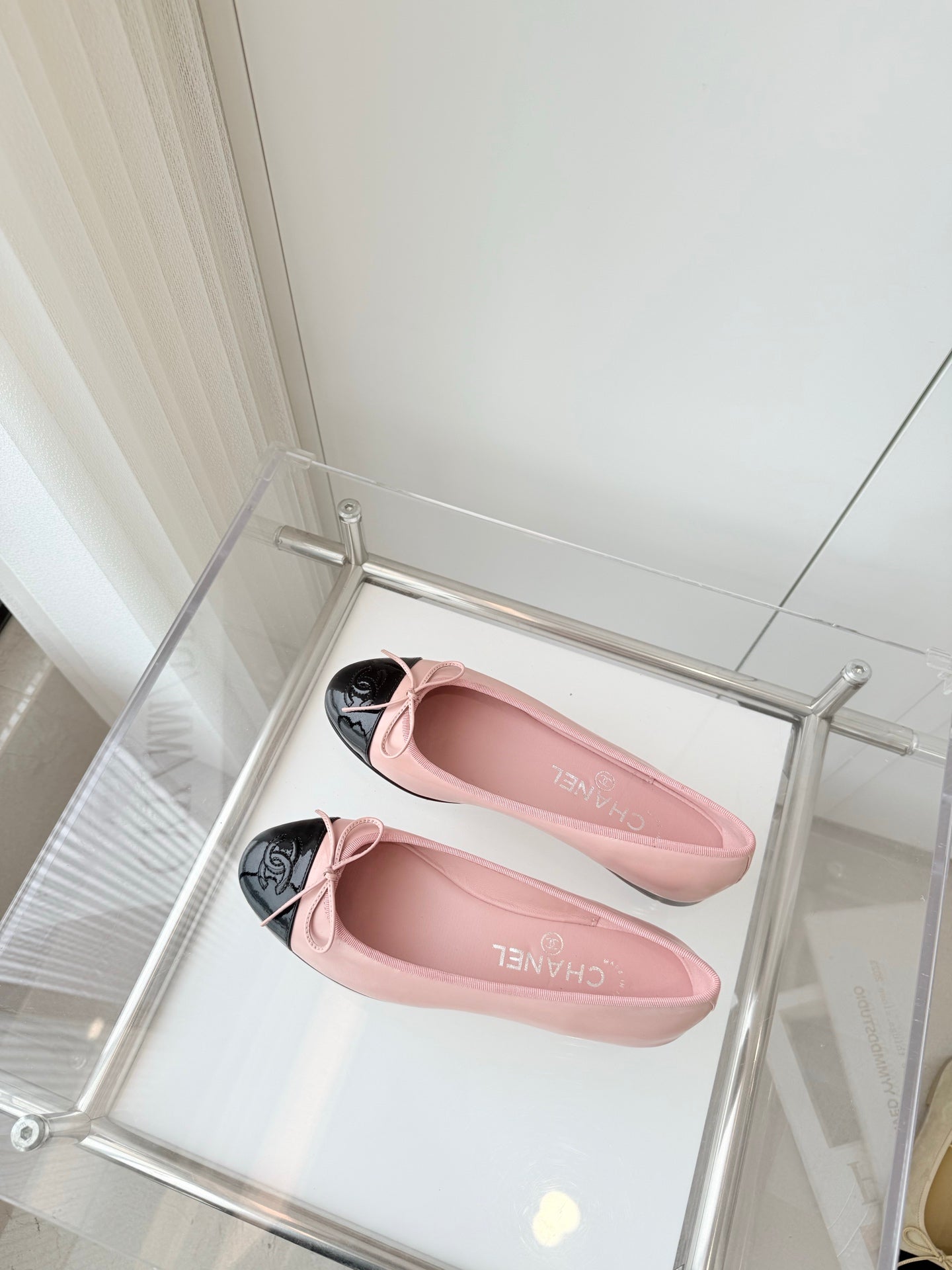 CHANEL Ballet Flat Your Pink Leather 238767
