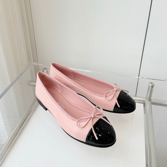 CHANEL Ballet Flat Your Pink Leather 238767