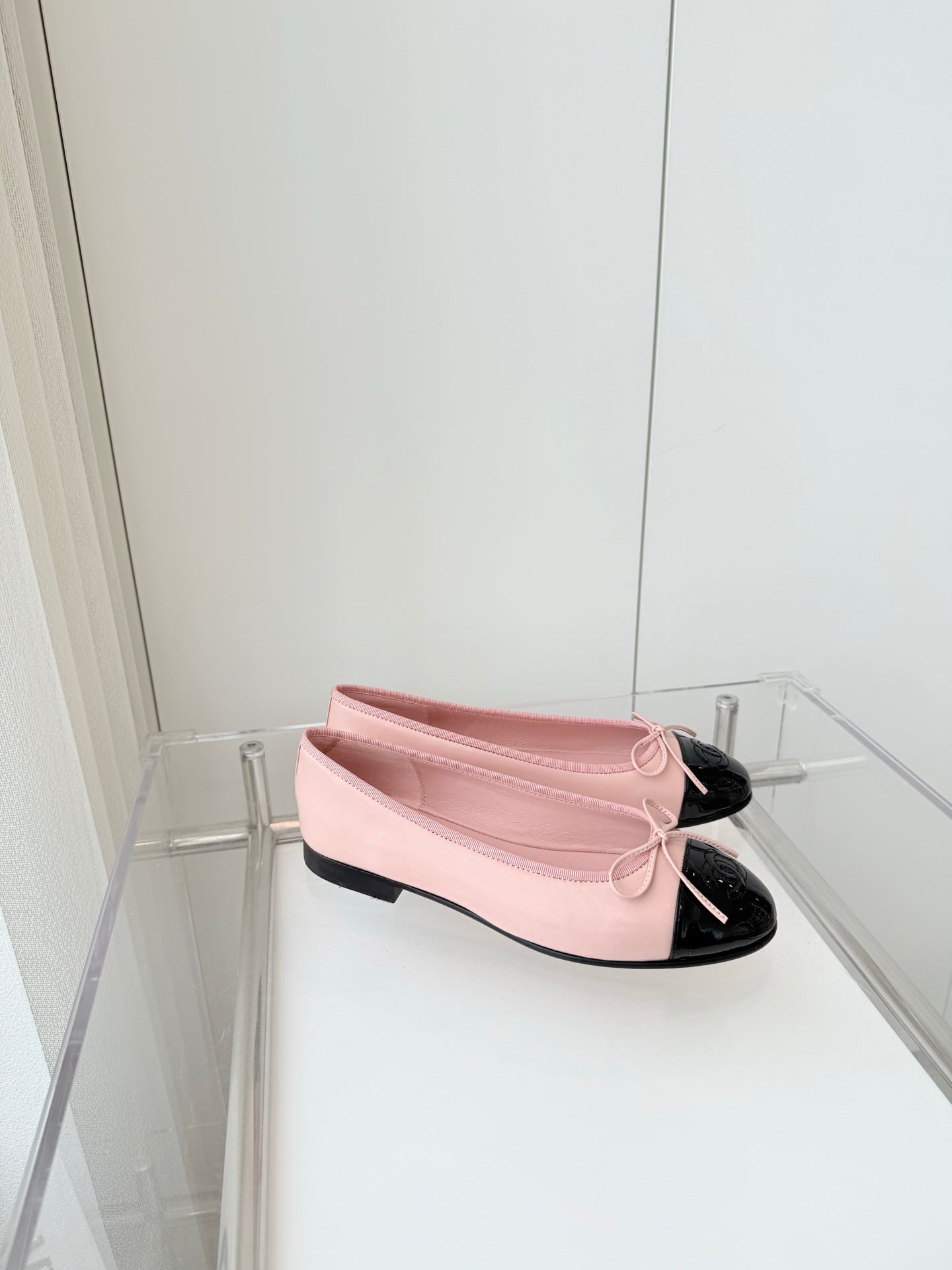 CHANEL Ballet Flat Your Pink Leather 238767