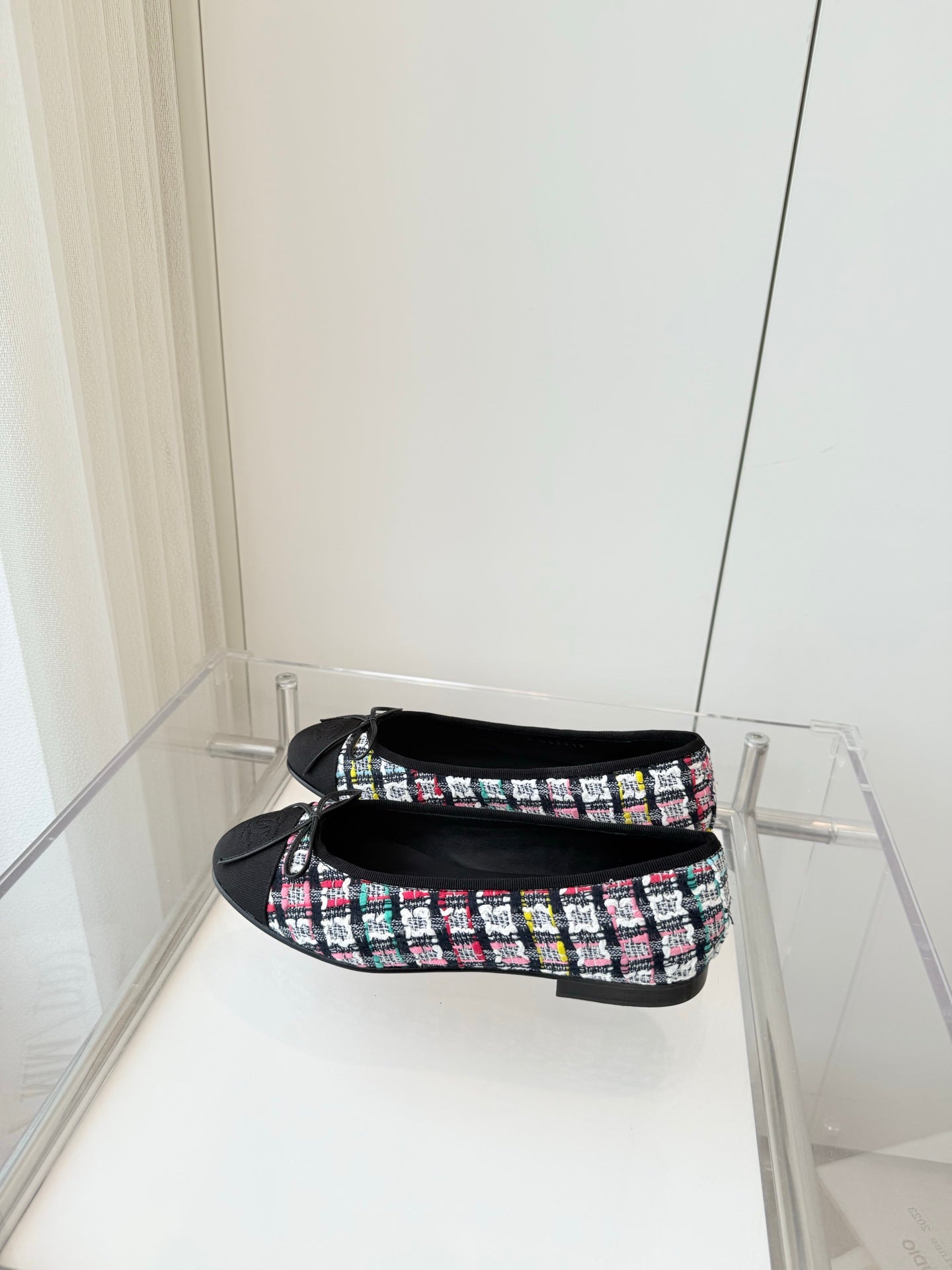 CHANEL Ballet Flat Multicolor Fabric 238776