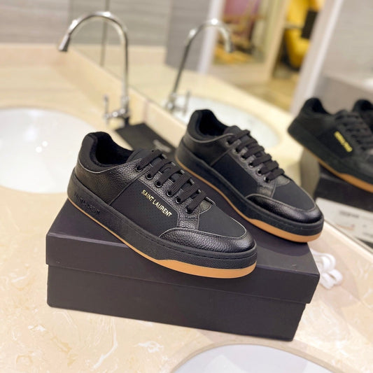 Saint Laurent SL SL/61 SNEAKERS BLACK CALFSKIN