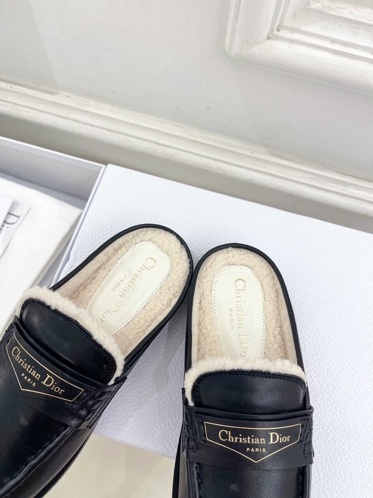 DIOR Boy Mule Black Cowhide