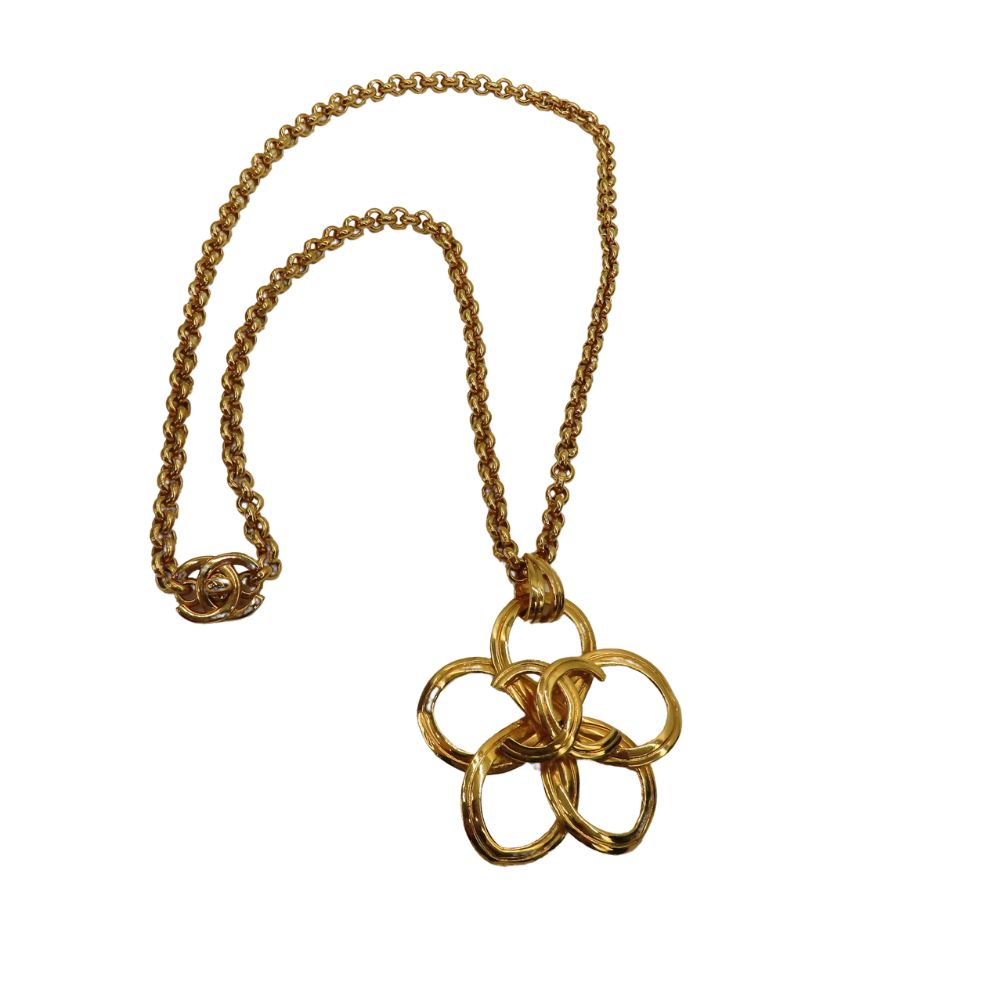 Chanel Coco Mark Flower Necklace