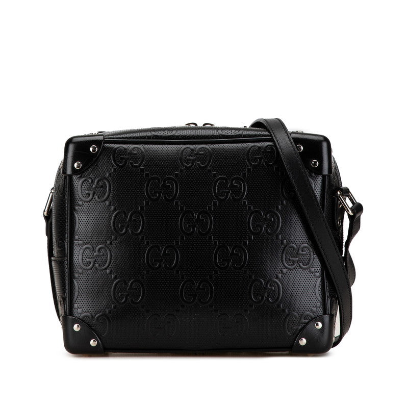 Gucci GG Embossed Leather Shoulder Bag