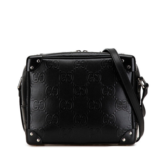 Gucci GG Embossed Leather Shoulder Bag