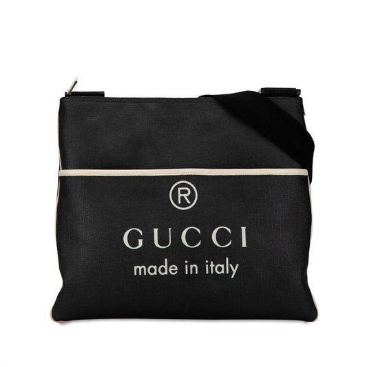 Gucci Logo PVC Leather Shoulder Bag