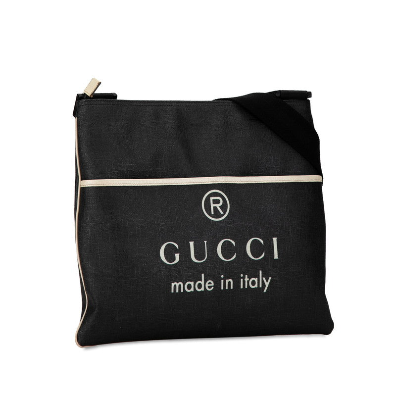 Gucci Logo PVC Leather Shoulder Bag