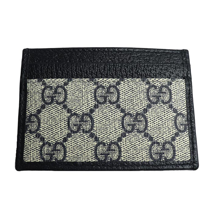 Gucci GG Supreme Canvas Leather Card Case