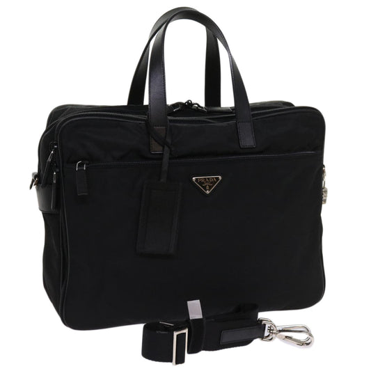 PRADA Business Bag Nylon 2way Black  ki3987