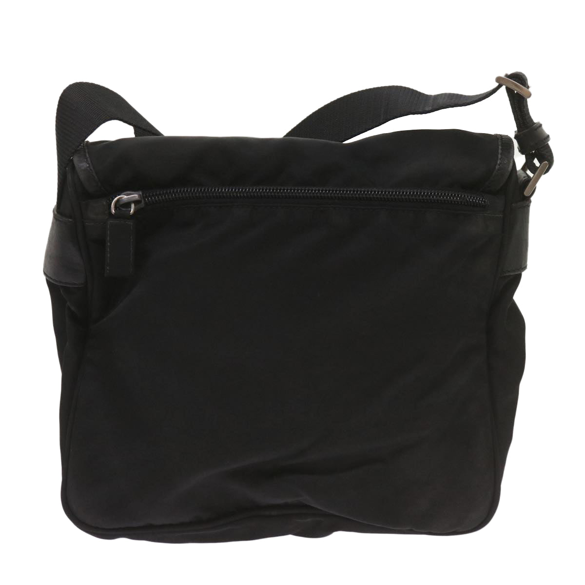 PRADA Shoulder Bag Nylon Black  ki4194