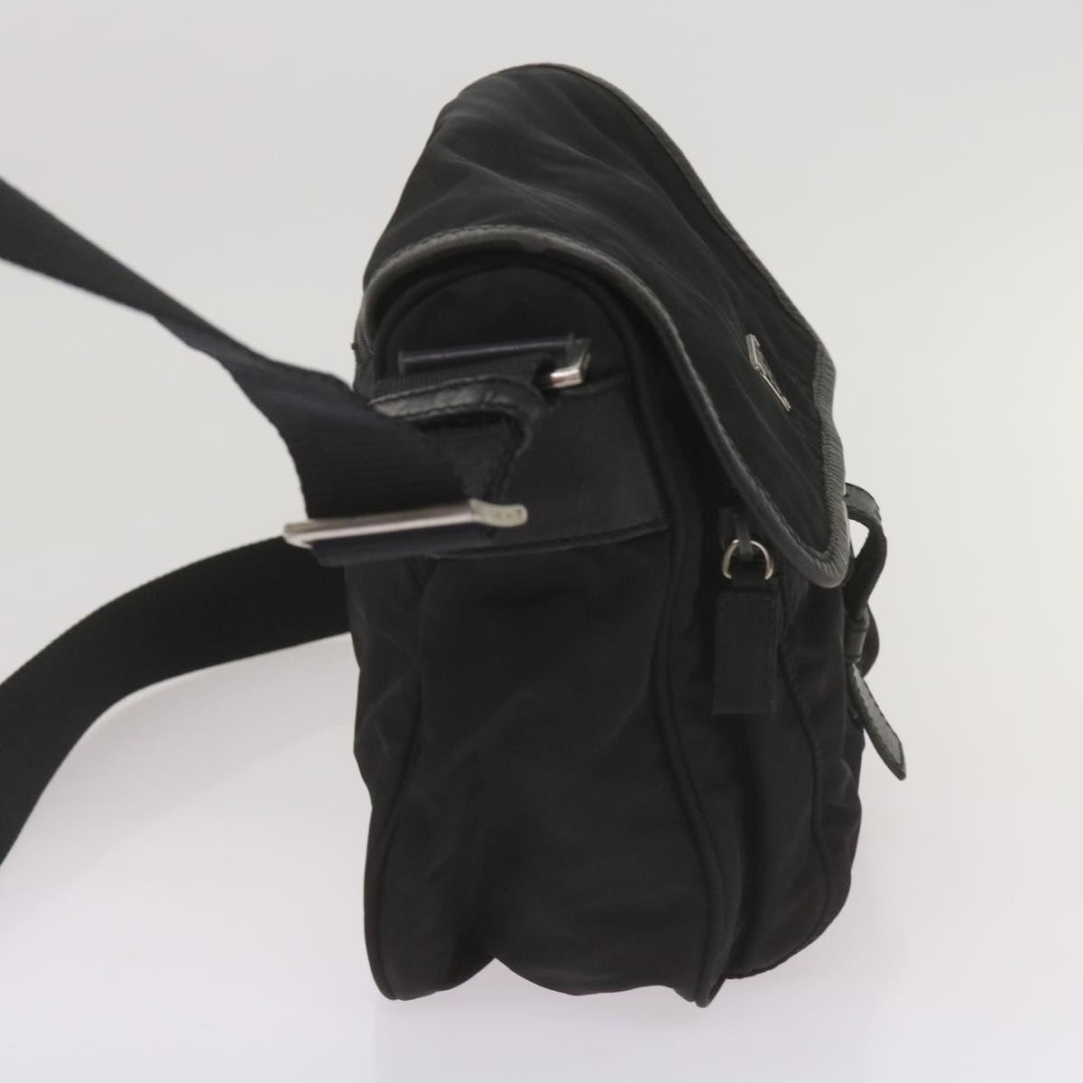 PRADA Shoulder Bag Nylon Black  ki4194