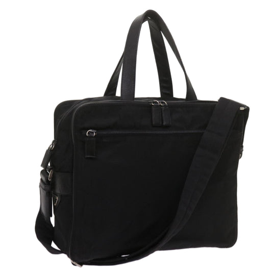 PRADA Briefcase Nylon 2way Black  ki4282