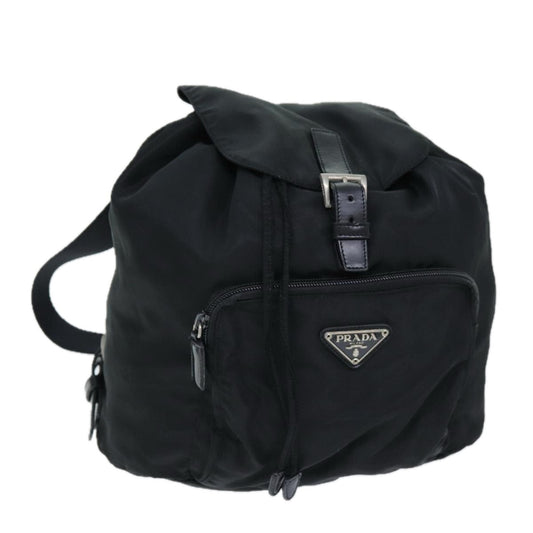 PRADA Backpack Nylon Black  ki4429