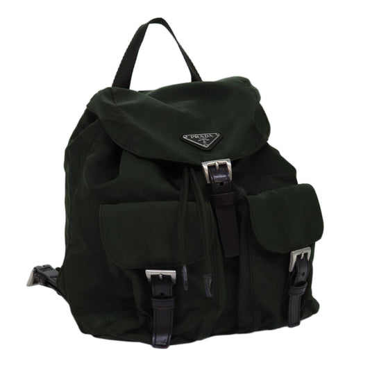 PRADA Backpack Nylon Khaki  ki4517