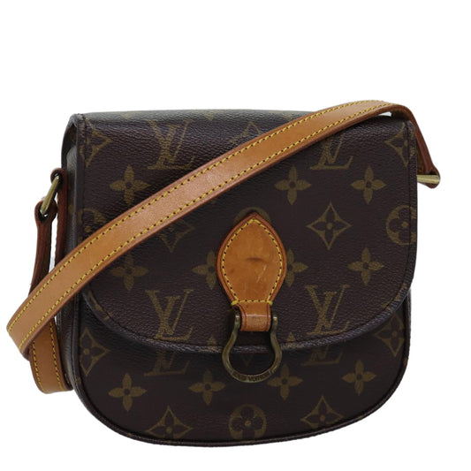 LOUIS VUITTON Monogram Saint Cloud PM Shoulder Bag M51244 ki4525