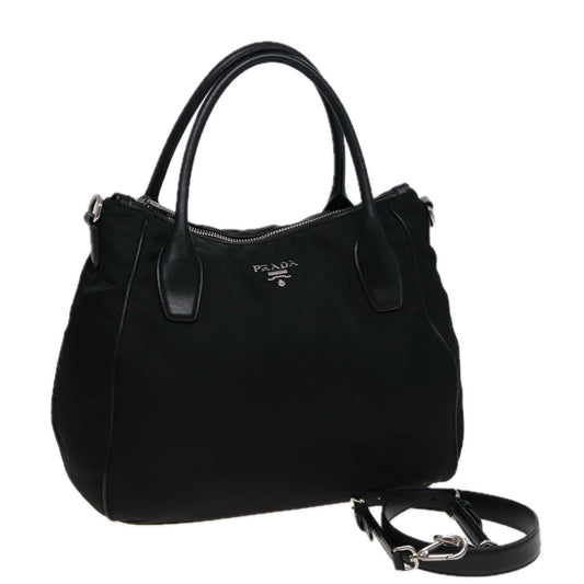 PRADA Shoulder Bag Nylon 2way Black  ki4556