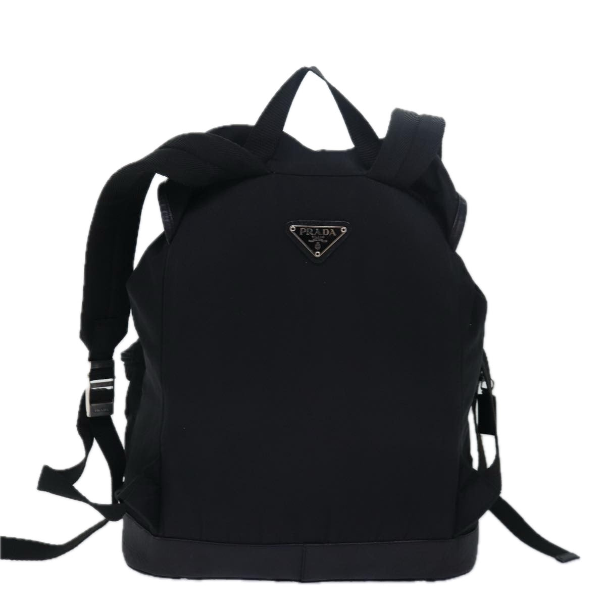 PRADA Backpack Nylon Black  ki4596