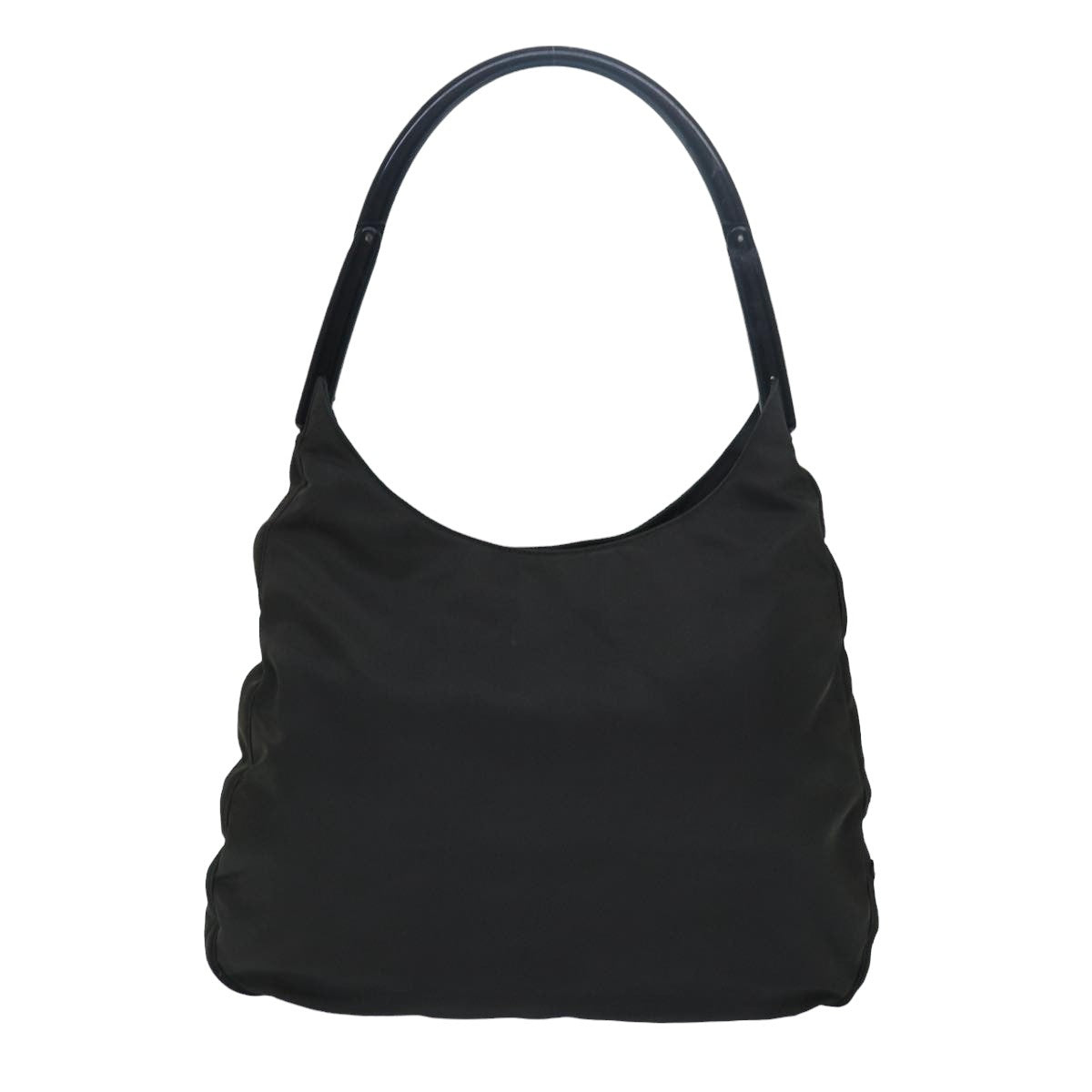 PRADA Shoulder Bag Nylon Gray  ki4626