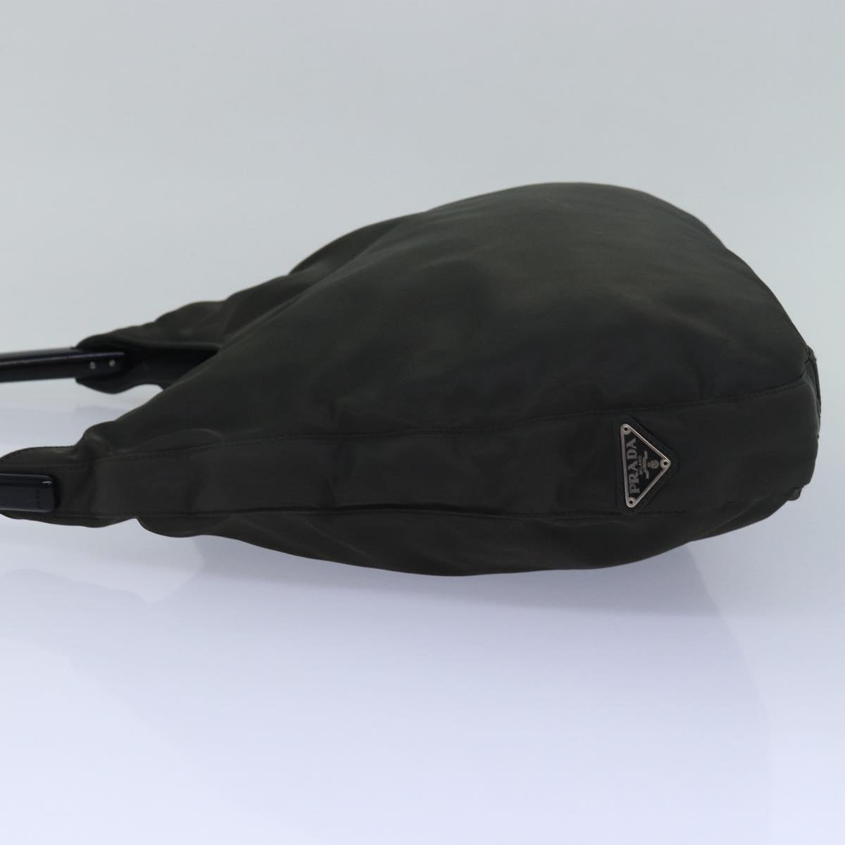 PRADA Shoulder Bag Nylon Gray  ki4626
