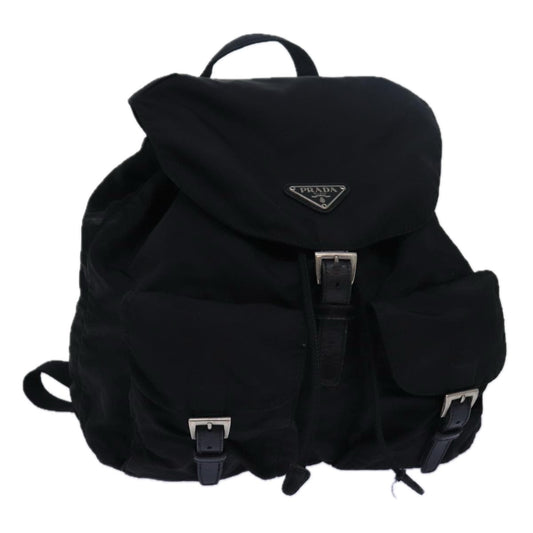 PRADA Shoulder Bag Nylon Black  ki4651