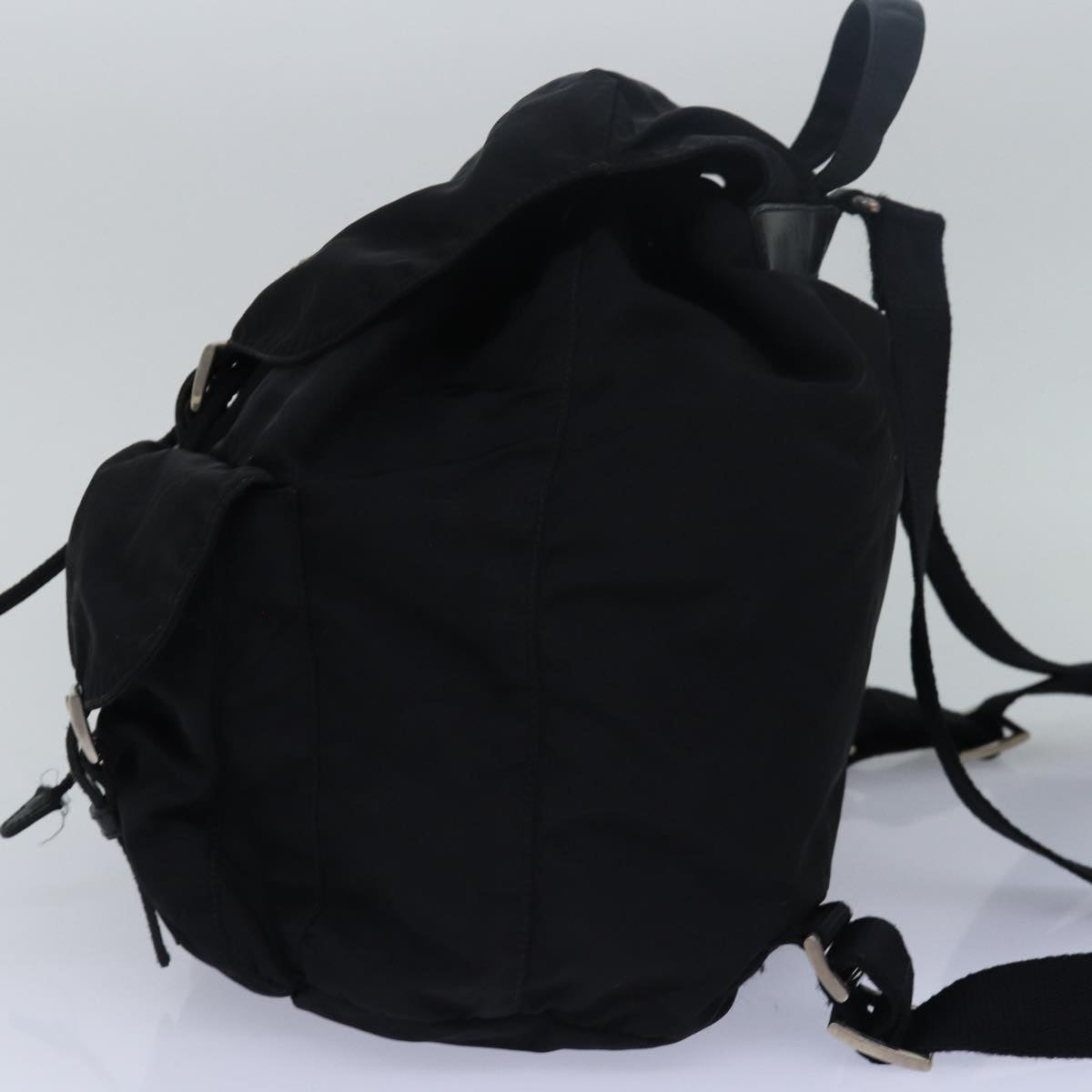 PRADA Shoulder Bag Nylon Black  ki4651